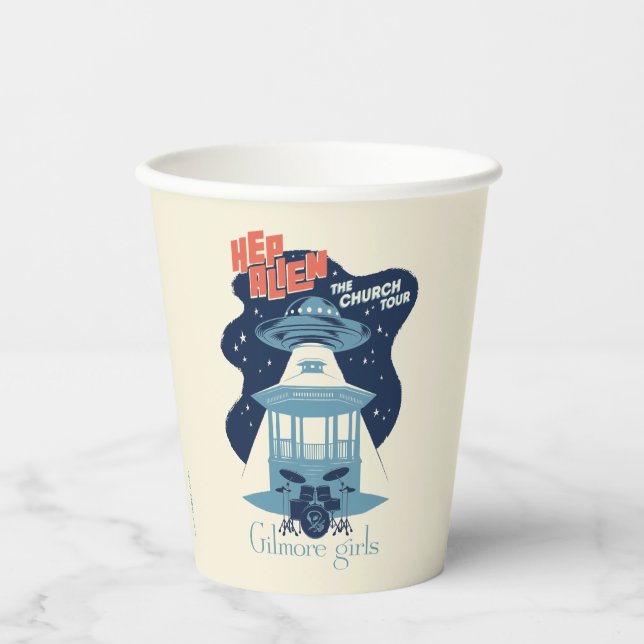 Gilmore Girls Hep Alien Church Tour Paper Cups (Front)