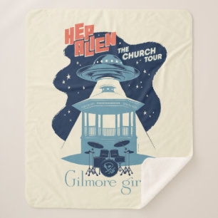 Gilmore Girls Hep Alien Church Tour Sherpa Blanket