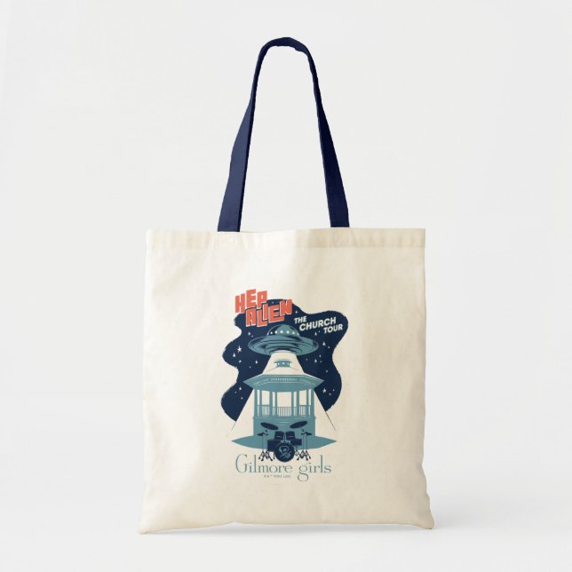Gilmore Girls Hep Alien Church Tour Tote Bag (Front)