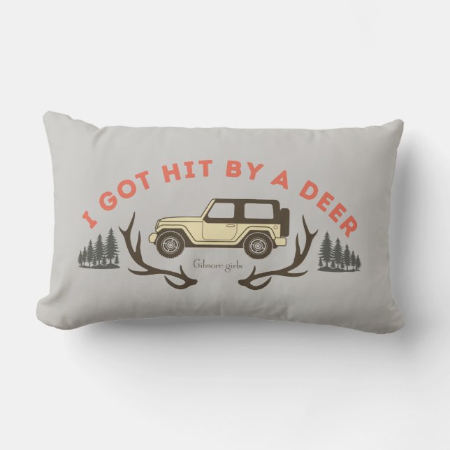 Gilmore Girls I Got Hit by a Deer Lumbar Cushion (Front)