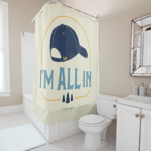 Gilmore Girls I’m All In Luke’s Hat Shower Curtain