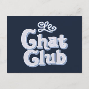 Gilmore Girls Le Chat Club Postcard