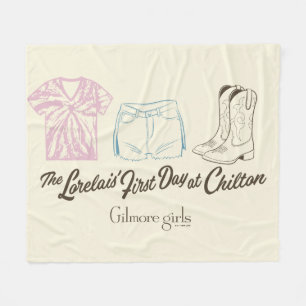 Gilmore Girls Lorelai Chilton Outfit Design Fleece Blanket