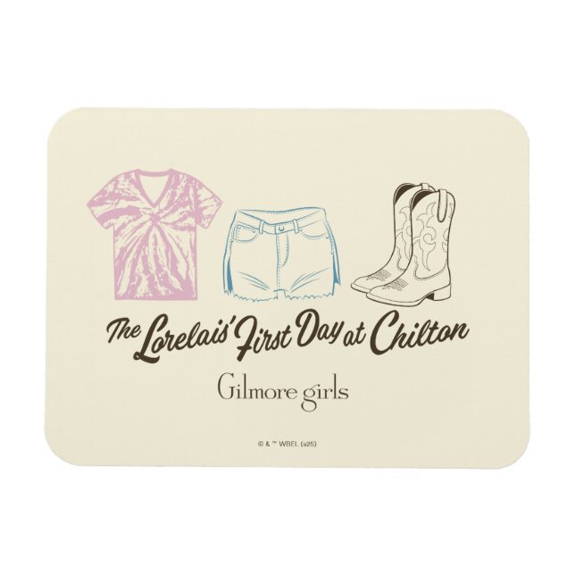 Gilmore Girls Lorelai Chilton Outfit Design Magnet (Horizontal)