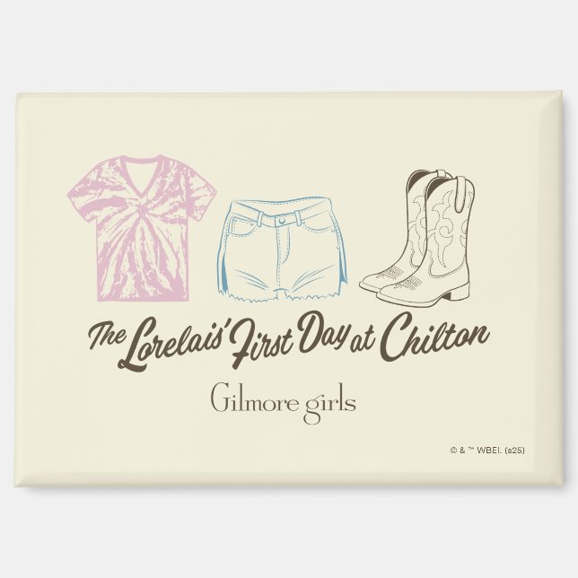 Gilmore Girls Lorelai Chilton Outfit Design Magnet (Front)