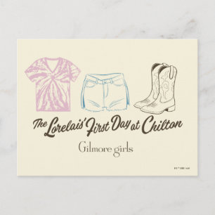 Gilmore Girls Lorelai Chilton Outfit Design Postcard