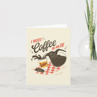 Gilmore Girls Luke’s Coffee IV Quote Note Card