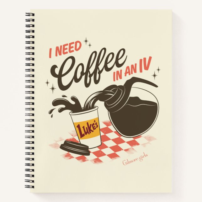 Gilmore Girls Luke’s Coffee IV Quote Notebook (Front)