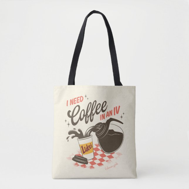 Gilmore Girls Luke’s Coffee IV Quote Tote Bag (Front)