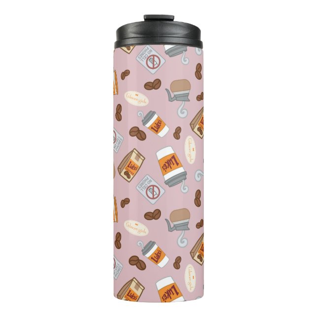 Gilmore Girls | Luke's Diner Coffee Pattern Thermal Tumbler (Front)