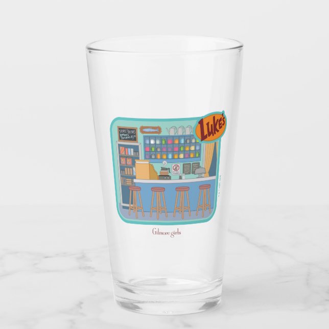 Gilmore Girls | Luke's Diner Graphic Glass (Front)