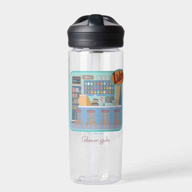 Gilmore Girls | Luke's Diner Graphic Water Bottle (Front)