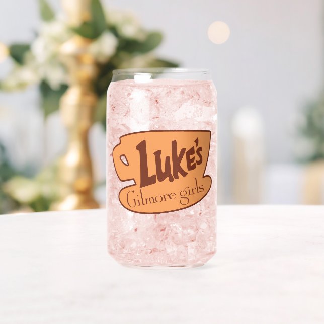 Gilmore Girls | Luke's Diner Logo Can Glass (Insitu (Wedding))