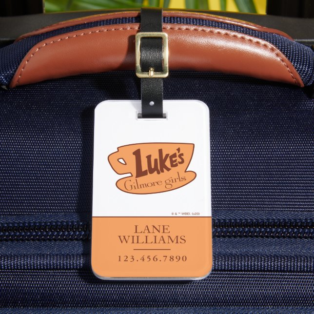 Gilmore Girls | Luke's Diner Logo Luggage Tag (Front Insitu 2)