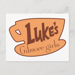 Gilmore Girls   Luke's Diner Logo Postcard