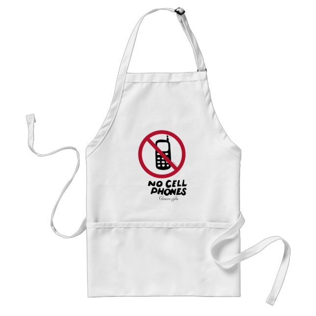 Gilmore Girls | Luke's Diner - No Cell Phones Standard Apron (Front)