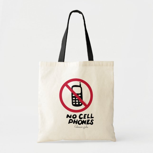 Gilmore Girls | Luke's Diner - No Cell Phones Tote Bag (Front)