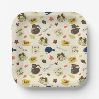 Gilmore Girls Lunch at Luke’s Pattern Paper Plate