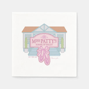 Gilmore Girls Miss Patty's School of Ballet Napkin