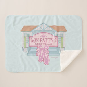 Gilmore Girls Miss Patty's School of Ballet Sherpa Blanket
