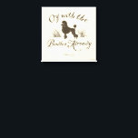 Gilmore Girls | Oy With the PoodlesDesign Canvas Print<br><div class="desc">Embrace one of the most iconic and quirky Gilmore Girls quotes with this vintage-style “Oy with the Poodles Already” design. Featuring an elegant illustrated poodle framed by grass and whimsical script typography, this fan-favourite moment captures Lorelai’s signature humour and fast-talking charm. A perfect pick for those who love Stars Hollow...</div>