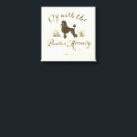 Gilmore Girls | Oy With the PoodlesDesign Canvas Print<br><div class="desc">Embrace one of the most iconic and quirky Gilmore Girls quotes with this vintage-style “Oy with the Poodles Already” design. Featuring an elegant illustrated poodle framed by grass and whimsical script typography, this fan-favourite moment captures Lorelai’s signature humour and fast-talking charm. A perfect pick for those who love Stars Hollow...</div>