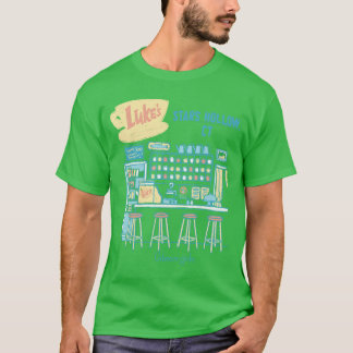 Gilmore Girls Pastel Lukes Counter SketchV Show re T-Shirt