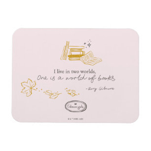 Gilmore Girls Rory Book Quote Design Magnet