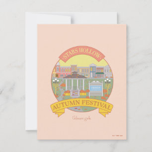 Gilmore Girls Stars Hollow Autumn Festival Card