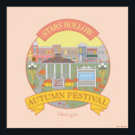Gilmore Girls | Stars Hollow Autumn Festival Poster<br><div class="desc">Capture the cosy,  picturesque feeling of fall in Stars Hollow with this vibrant Autumn Festival design. Featuring the town square with its gazebo,  fall decorations,  and charming storefronts,  this artwork embodies the spirit of community and celebration that fans adore.</div>