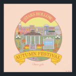 Gilmore Girls | Stars Hollow Autumn Festival Poster<br><div class="desc">Capture the cosy,  picturesque feeling of fall in Stars Hollow with this vibrant Autumn Festival design. Featuring the town square with its gazebo,  fall decorations,  and charming storefronts,  this artwork embodies the spirit of community and celebration that fans adore.</div>