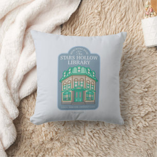 Gilmore Girls Stars Hollow Library Cushion