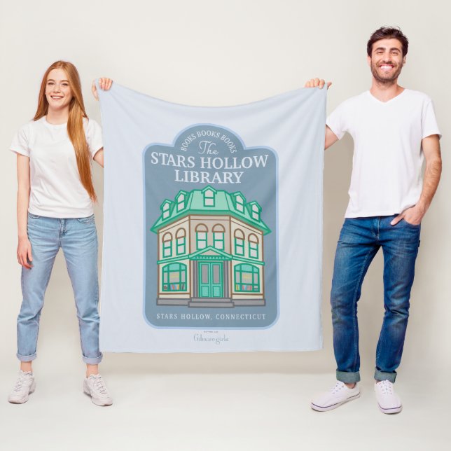 Gilmore Girls | Stars Hollow Library Fleece Blanket (In Situ)