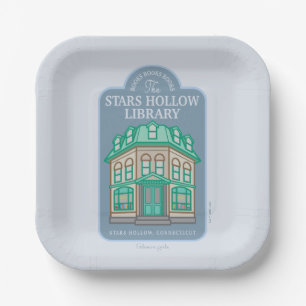 Gilmore Girls Stars Hollow Library Paper Plate