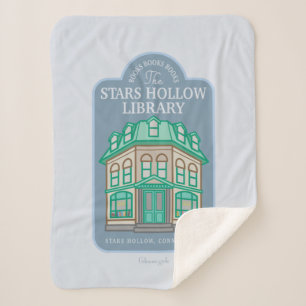 Gilmore Girls Stars Hollow Library Sherpa Blanket