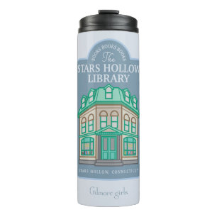 Gilmore Girls Stars Hollow Library Thermal Tumbler