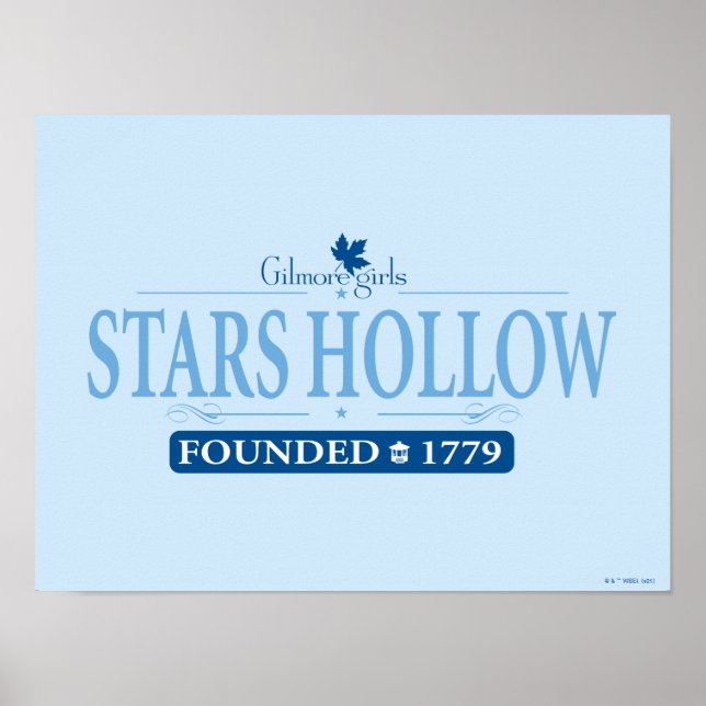 Gilmore Girls | Stars Hollow Logo Poster (Front)