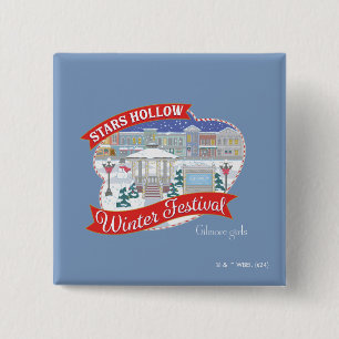 Gilmore Girls   Stars Hollow Winter Festival 15 Cm Square Badge