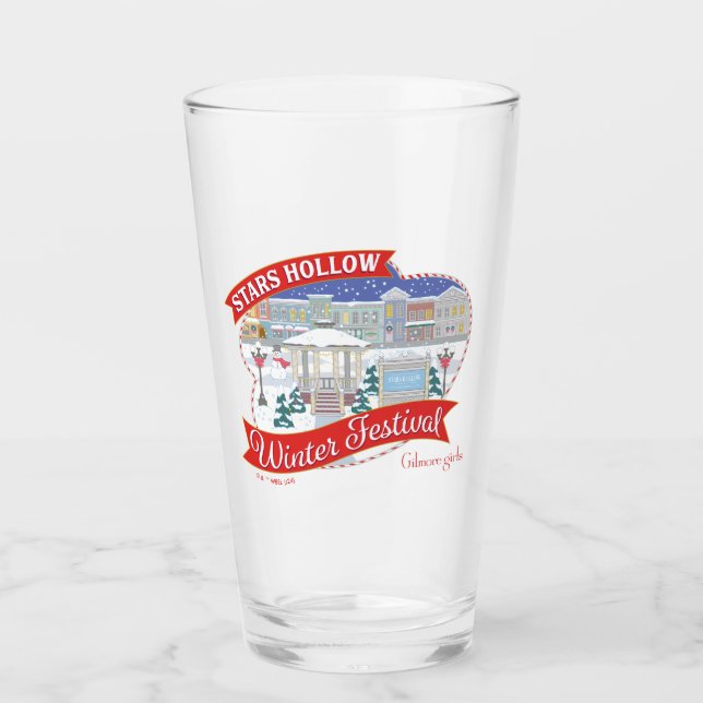 Gilmore Girls | Stars Hollow Winter Festival Glass (Front)
