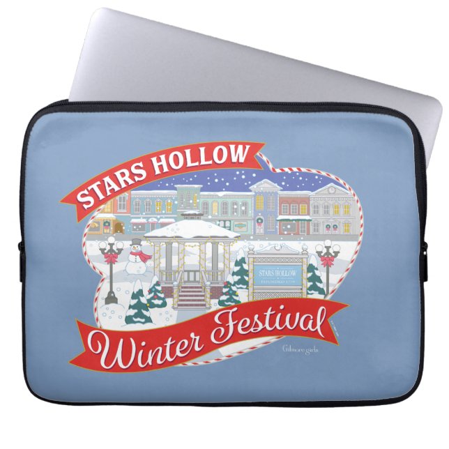 Gilmore Girls | Stars Hollow Winter Festival Laptop Sleeve (Front)