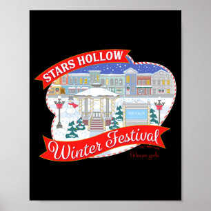 Gilmore Girls Stars Hollow Winter Festival  Poster