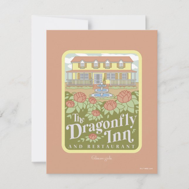 Gilmore Girls | The Dragonfly Inn & Restaurant Card (Front)