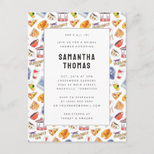 Gilmore Girls Watercolor Icons Bridal Shower Postcard