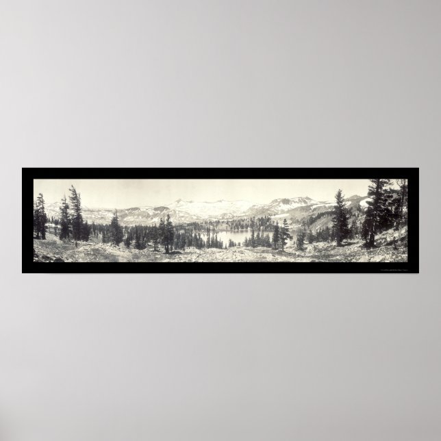 Gilmore Lake Tahoe Photo 1910 Poster (Front)