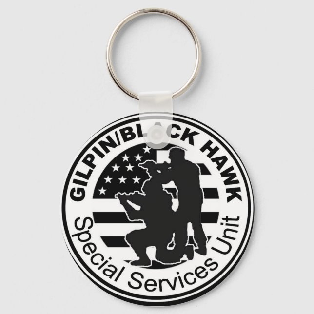 Gilpin/Black Hawk SWAT Keychain (Front)