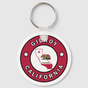 Gilroy California Key Ring