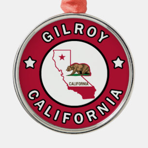 Gilroy California Metal Tree Decoration
