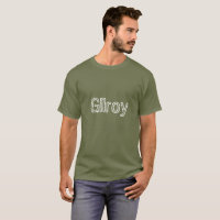 Gilroy with simple open letters
