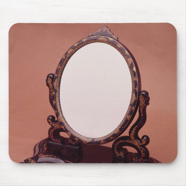 Gilt-painted papier-mache mirror, c.1890 mouse mat (Front)