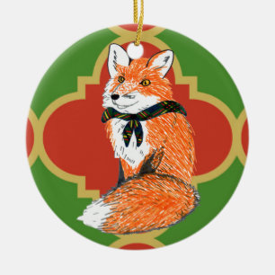 Gilwell Fox Quatrefoil Ornament